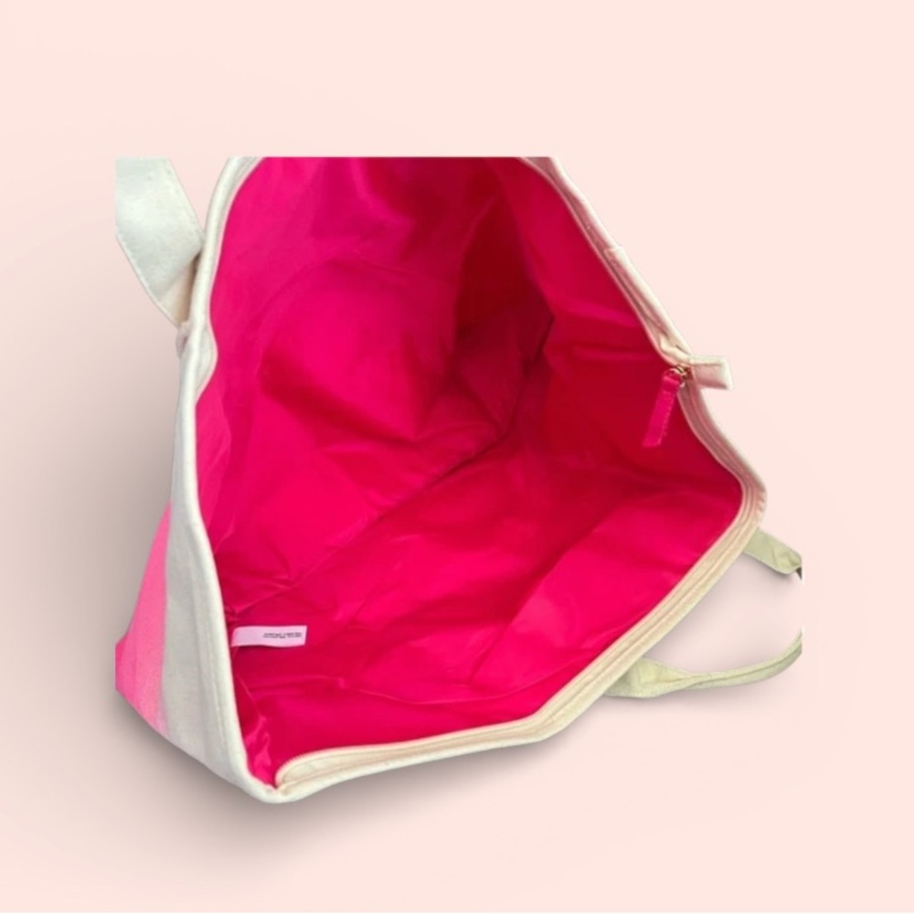 Ombré Gradient Tote Bag Great For Traveling Beach Everyday Use Barbie Pink - Picture 7 of 7